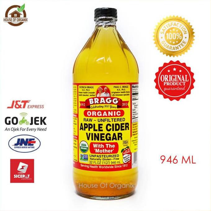 

BIG SALE! BRAGG Apple Cider Vinegar ( Cuka Apel) 946 ml