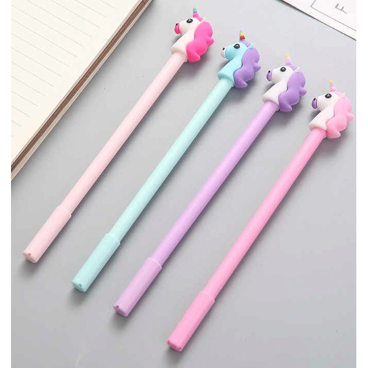 

4pcs Gel ink pen unicorn 84C14E