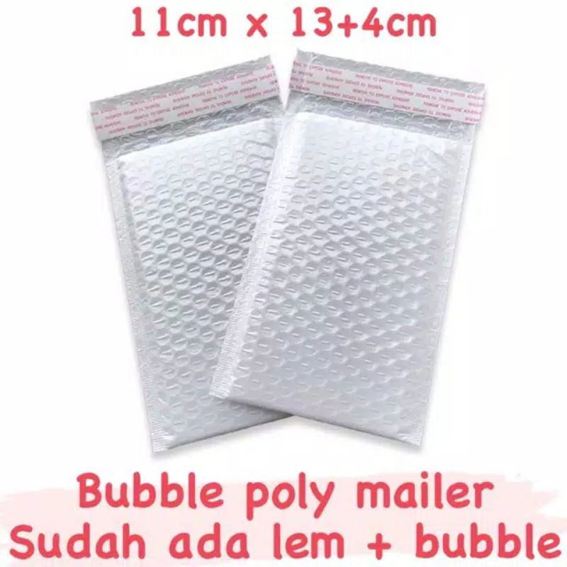 

[BISA COD] bubble wrap warna putih 11x17
