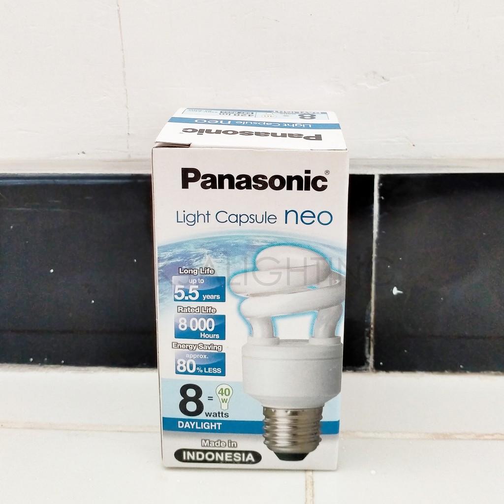 PROMO Lampu Panasonic NEO Spiral 8W