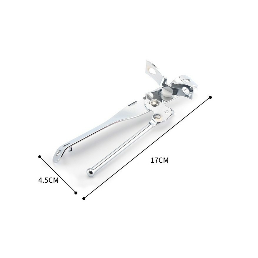 Alat Pembuka Kaleng Stainless / Bukaan Tutup Botol dan Kaleng / Can Opener Stainless Serbaguna