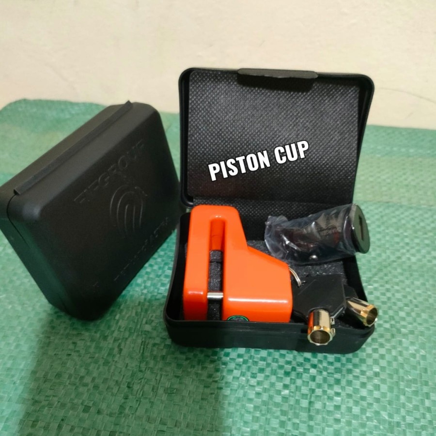 Kunci Disc + Charger Casan Hp Motor Gembok Pengaman Keamanan Motor Plus Cas Hp UNIVERSAL