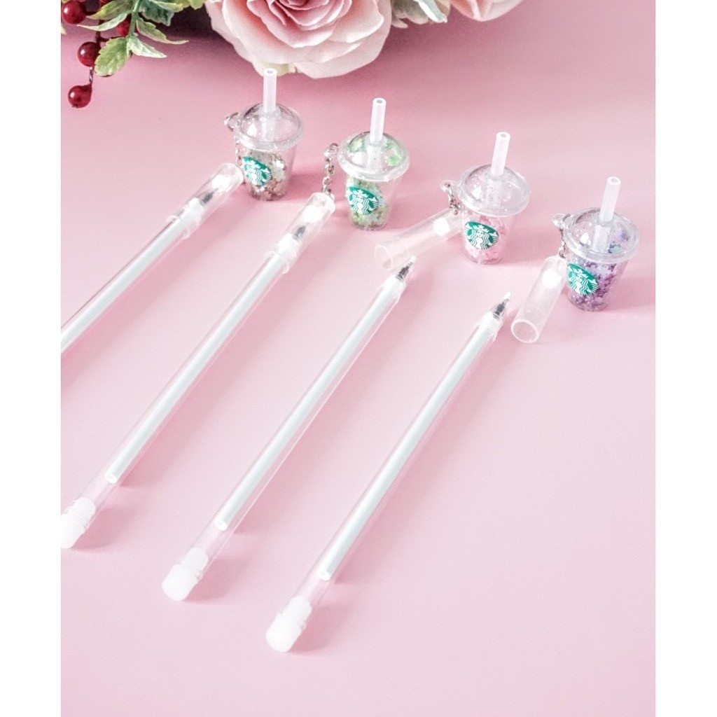 

PULPEN STARBUCKS PENA PEN GEL TINTA MURAH UNIK LUCU READY STOCK