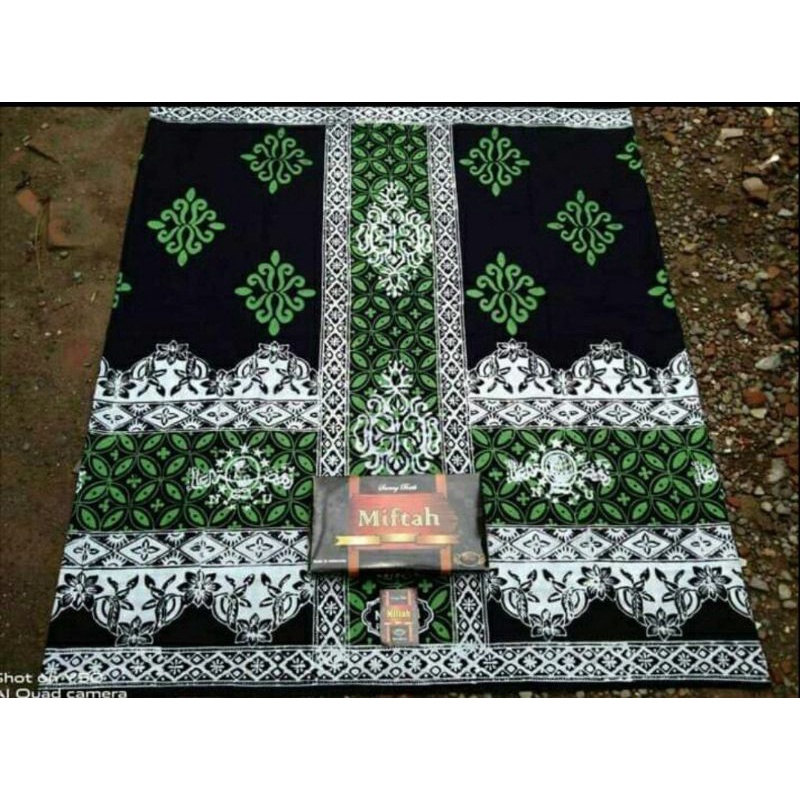 sarung cap dewasa batik pekalongan#sarung miftah NU hijau hitam putih