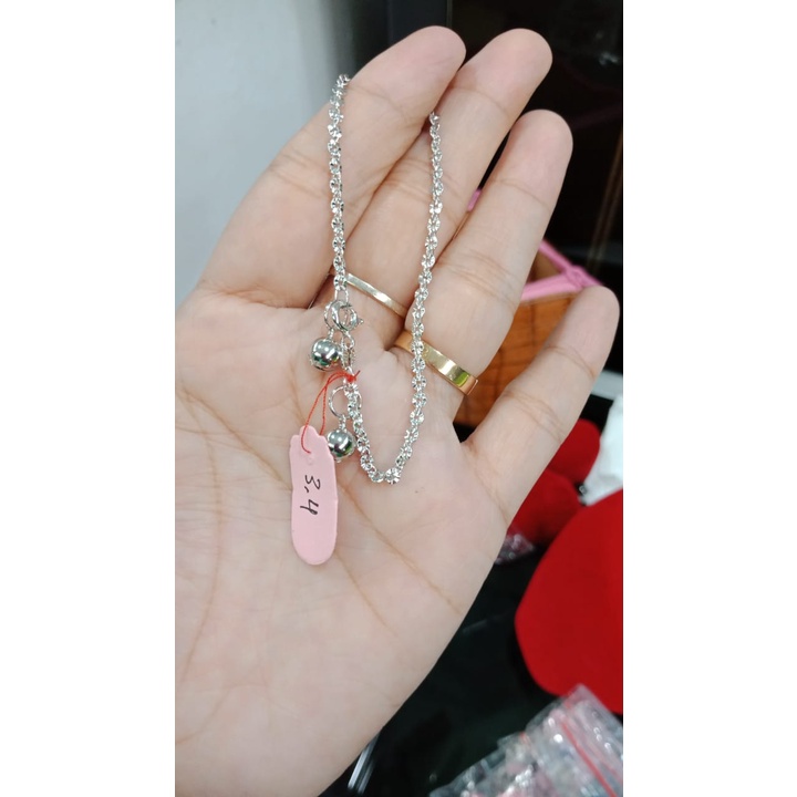 GELANG RANTAI WANITA PERAK ASLI 925