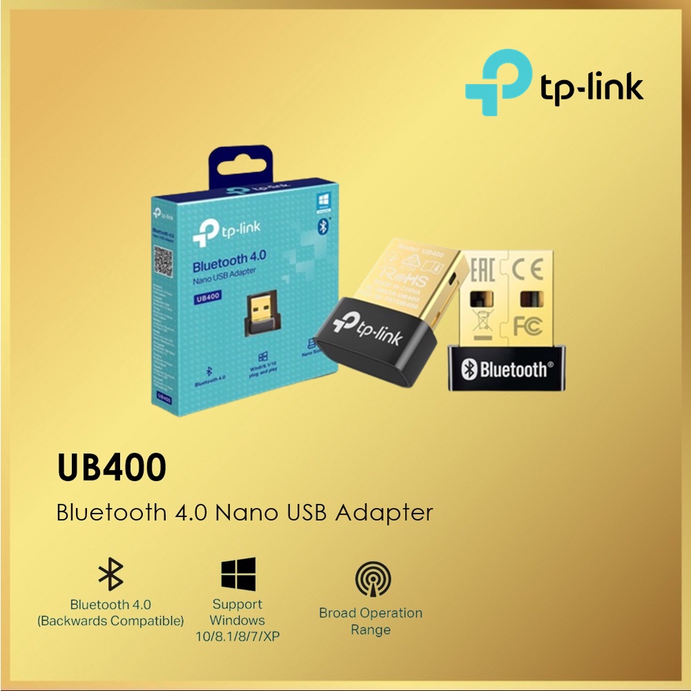 TP-Link UB400 TPLink USB Bluetooth V4.0 Nano USB Adapter UB 400 V 4.0