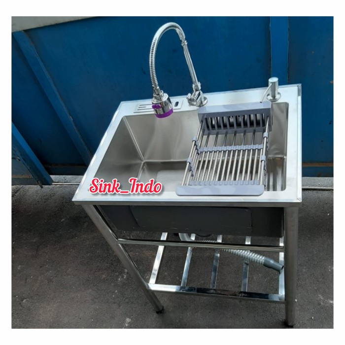 Bak Cuci Piring Portable Westafel Kitchen Sink Cuci Piring Stainless 6 - Cuci Piring ( Peralatan Dan