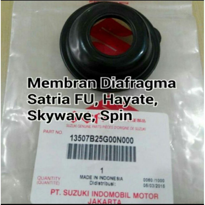 karet vacum MEMBRAN DIAFRAGMA KARBULATOR SUZUKI SATRIA FU150 SPIN HAYATE SKYWAVE SKYDRIVE ORI SGP