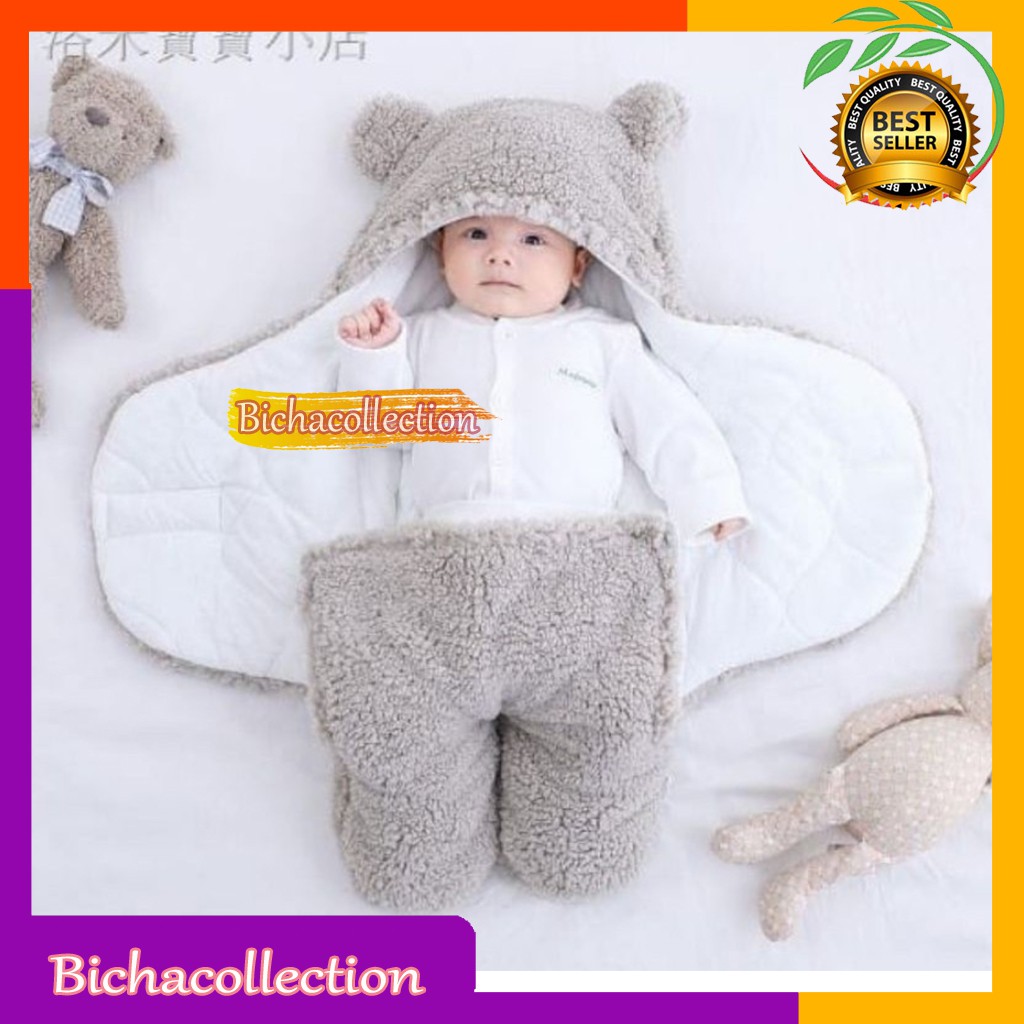 Bedong Multifungsi Selimut Bedong Bayi Newborn Baby Warm Blanket Selimut Bedong Bayi Multifungsi