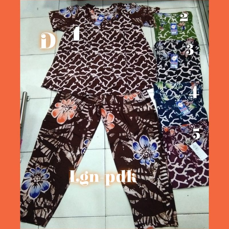 8# Batik Alvin / Setelan CP Dewasa Lengan 3/4 & Pendek