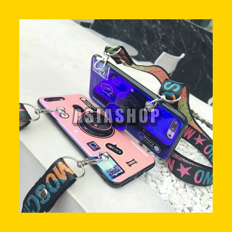 CASE CASING KAMERA+GANTUNGAN NEW REALME 7 7i 12 Narzo 20 Narzo 20 Pro !!