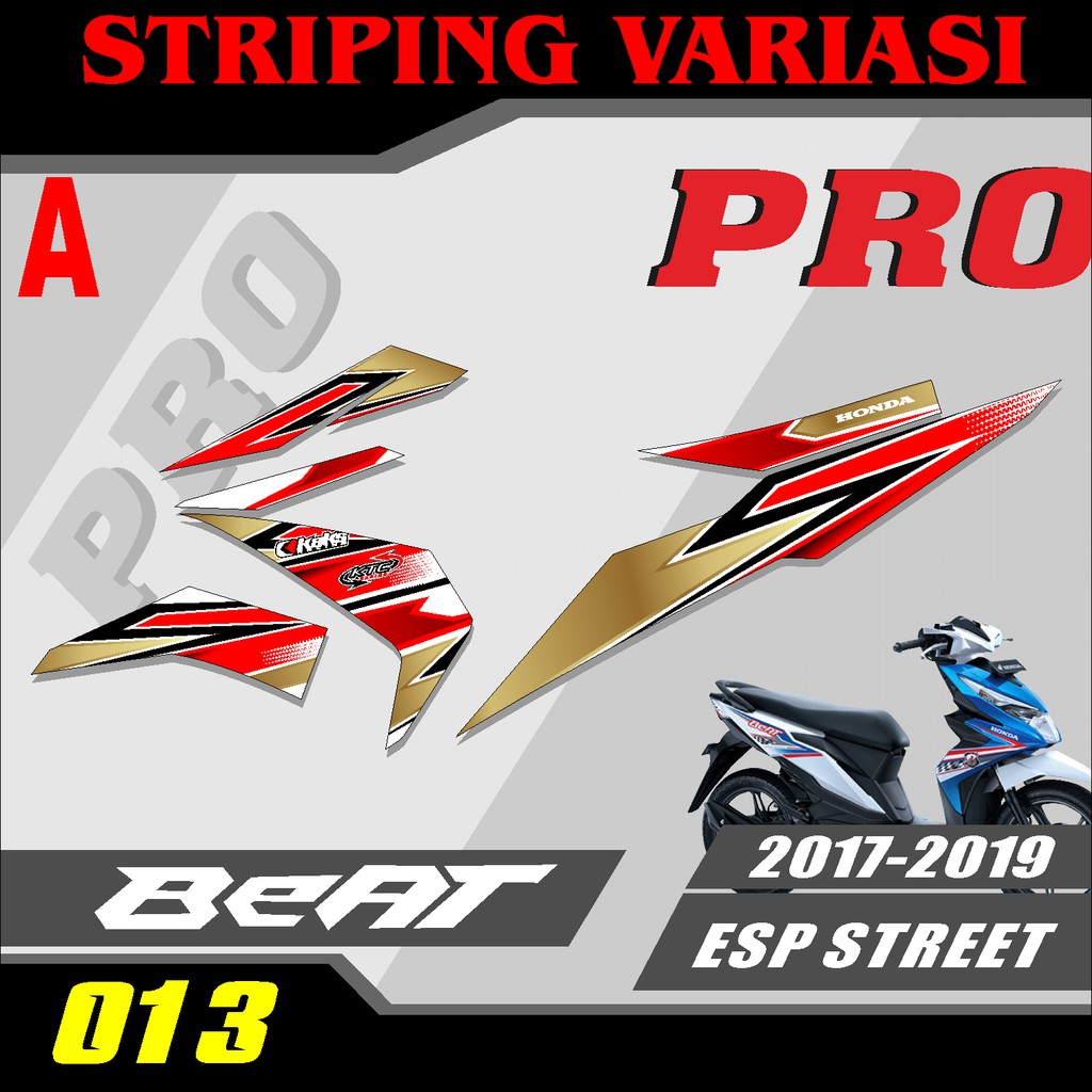 striping beat esp street/striping variasi beat street/stiker beat/sticker beat street/beat street013