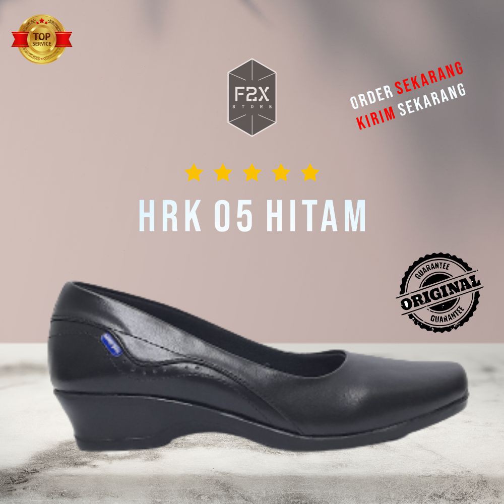 SEPATU FORMAL PANTOFEL/LOAFERS WANITA HOMYPED HRK 05 HITAM ORIGINAL