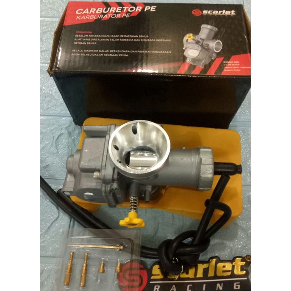 KARBU KARBURATOR PE 24,26, 28,30 MEREK SCARLET RACING ORIGINAL SCARLET UD REAMER BISA BUAT SEMUA MOTOR UNIVERSAL YA BOSKU SILAHKAN DIORDER SCARLET RACING-2