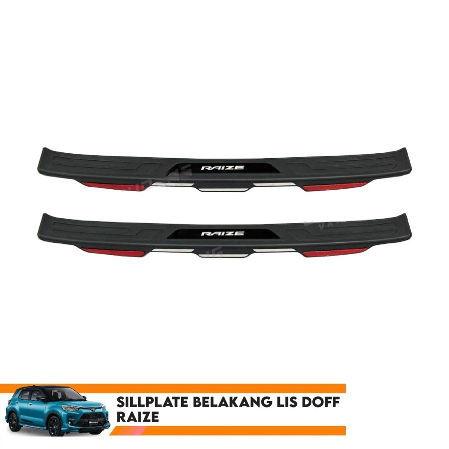 Sillplate Belakang Raize 2021 Reflektor