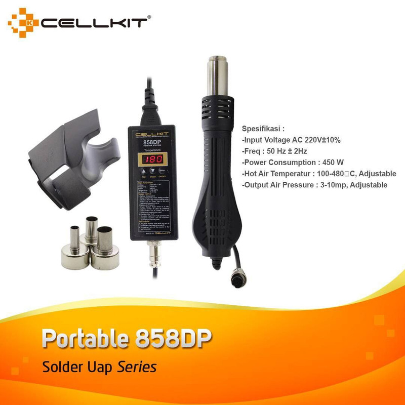 Blower Solder Uap Portable Cellkit 858DP
