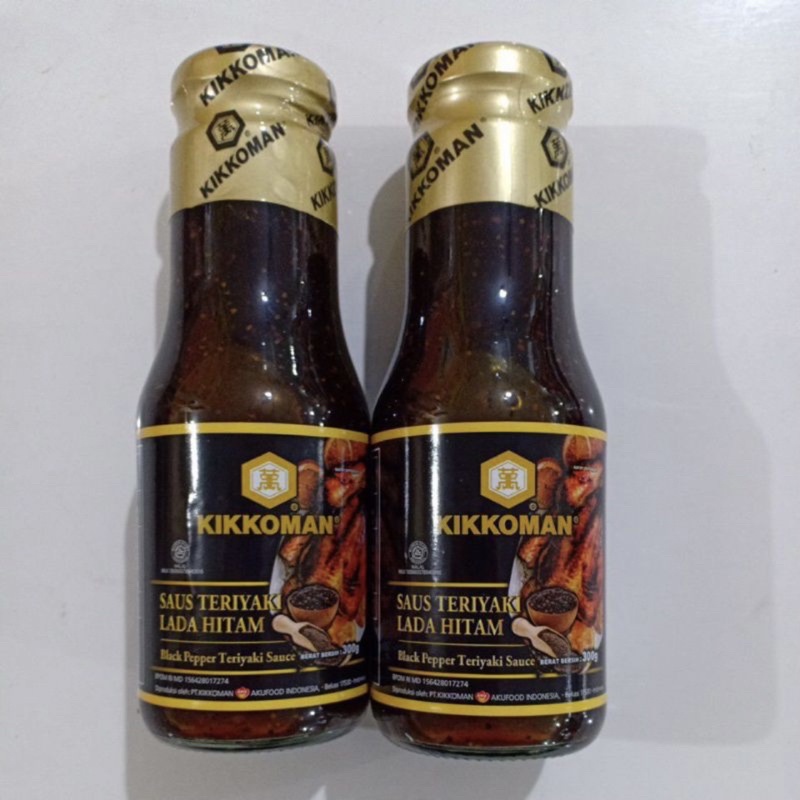 

KIKKOMAN Saus Teriyaki Lada Hitam 300gr