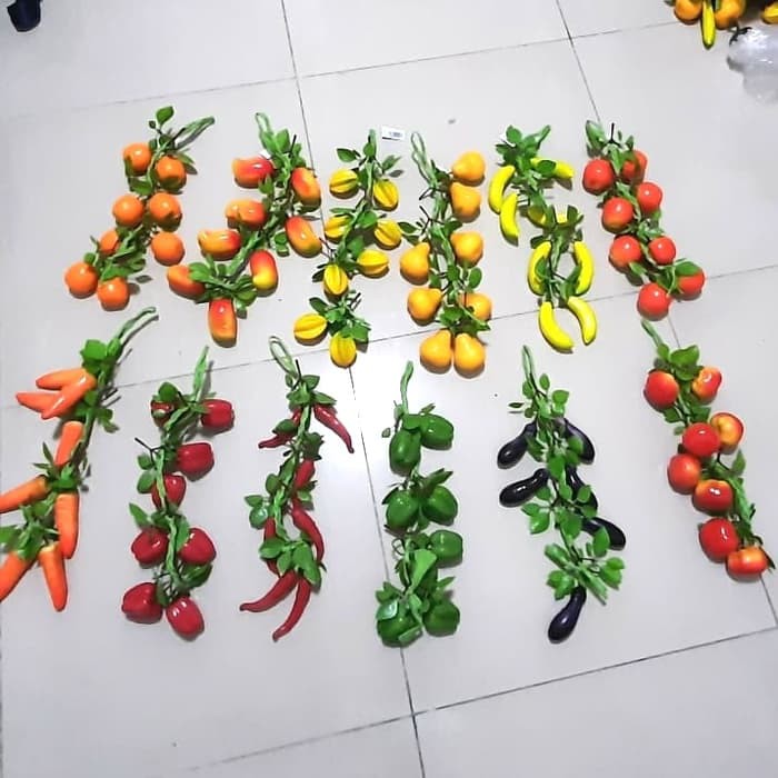 Buah Hias Gantung Hiasan Dapur Rumah Cafee Restaurant buah Gantung