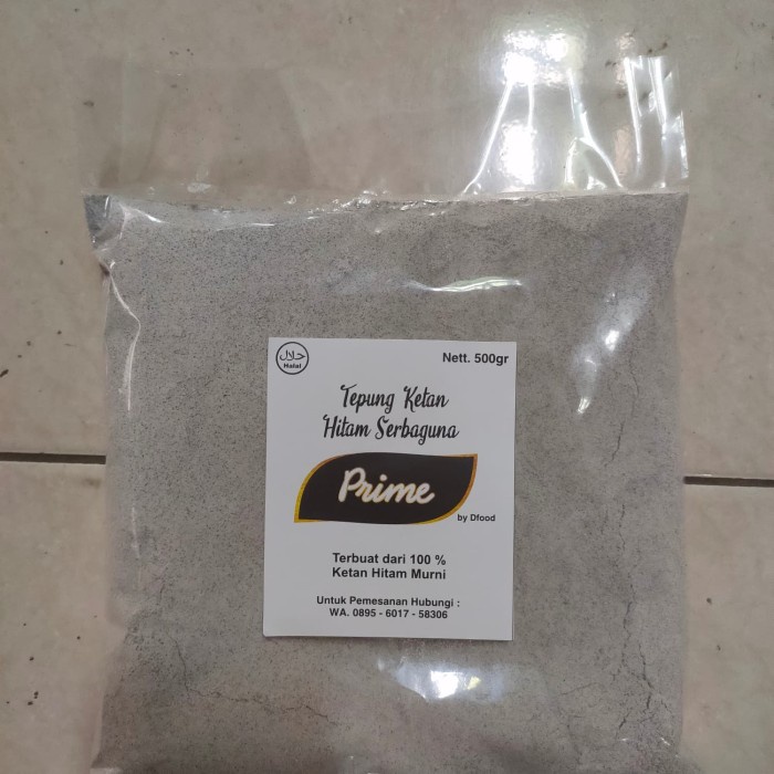 

Ketan-Beras-Tepung- Tepung Ketan Hitam Organik Serbaguna Prime 500Gr -Tepung-Beras-Ketan.