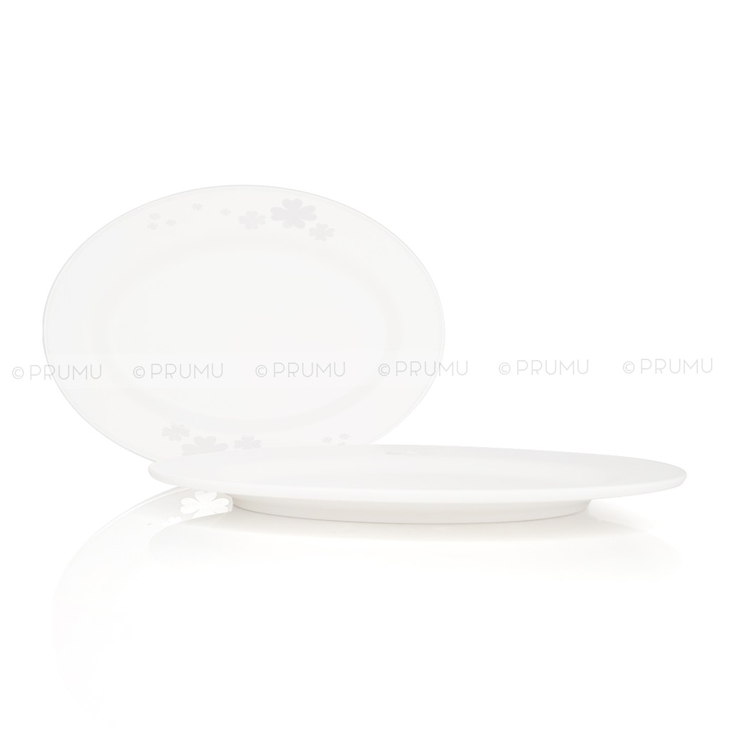 Piring saji oval melamin 10 Inch - Piring resto - Piring restoran - Piring cafe - Piring hotel - V810