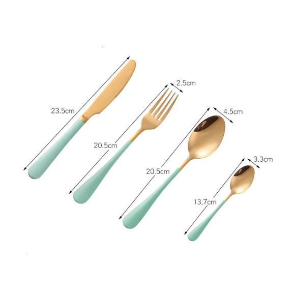 Cutlery Set Perlengkapan Makan Sendok Garpu Pisau Western - Termurah