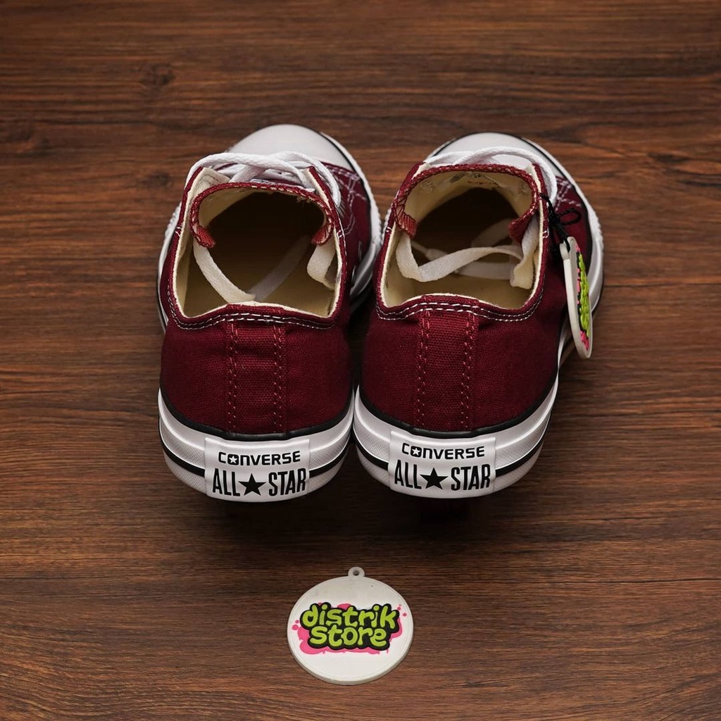 Sepatu All Star CASUAL Pria Wanita Buat Sekolah Kerja Kuliah/Allstar Jackpurel/Maroon List