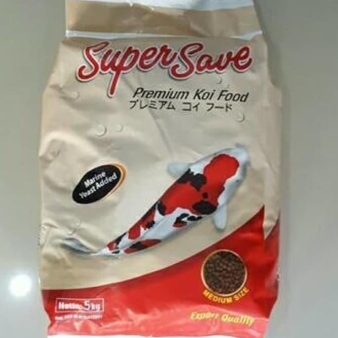 super save supersave makanan pakan pelet ikan koi 5kg 5kg