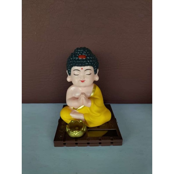 Hiasan Buddha Sidharta Kuning