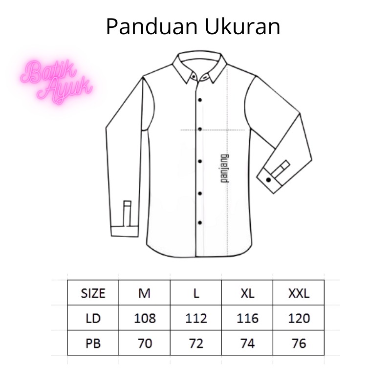 ASTAGUNA SERAGAM KANTOR BAJU KEMEJA ATASAN BATIK PRIA LENGAN PANJANG PREMIUM MODERN KATUN FURING