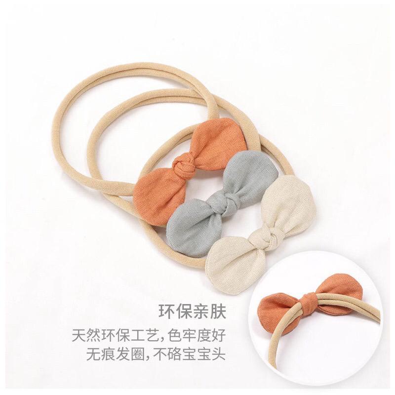 PILIH WARNA BANDANA BAYI HEADBAND BAYI POLOS IMPOR HEADBAND NYLON