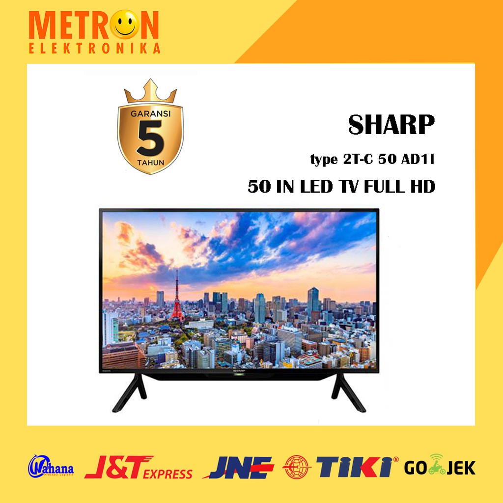 SHARP 2T-C 50 AD1I  / 50 IN LED TV FULL HD / 2TC50AD1I