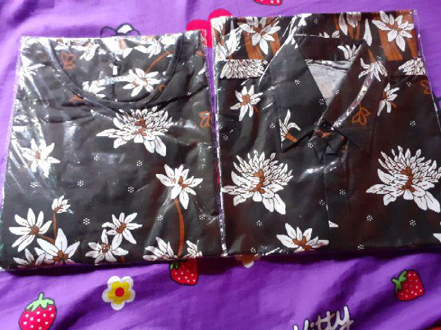 Maura Couple - Sania Ruffle Batik Couple Ori Ndoro Jowi Dnt Garansi 