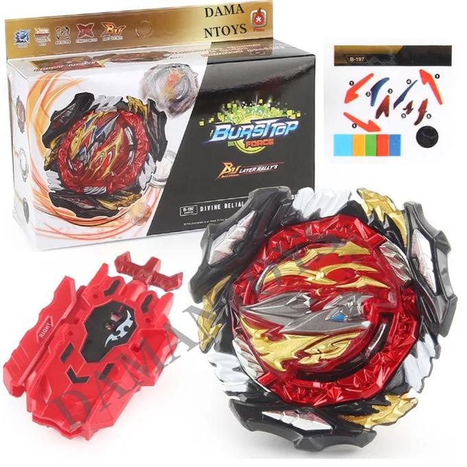 Mainan Gasing Beyblade Burst B189 Single Guilty Longinus Dengan Launch