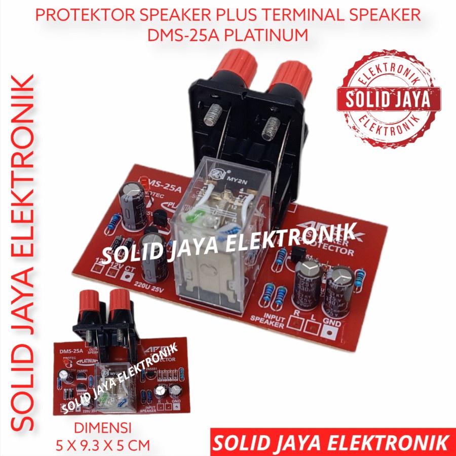 KIT SPEAKER PROTECTOR PROTEKTOR SPEAKER STEREO APEX PLUS TERMINAL SPEAKER DMS25A DMS 25 A DMS-25A PLATINUM ASLI ORI ORIGINAL