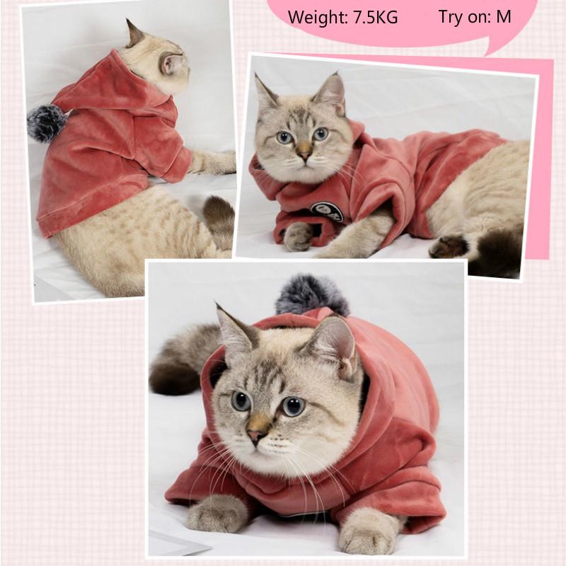 Yufei Sweater Hoodie Super Lembut Untuk Anjing / Kucing