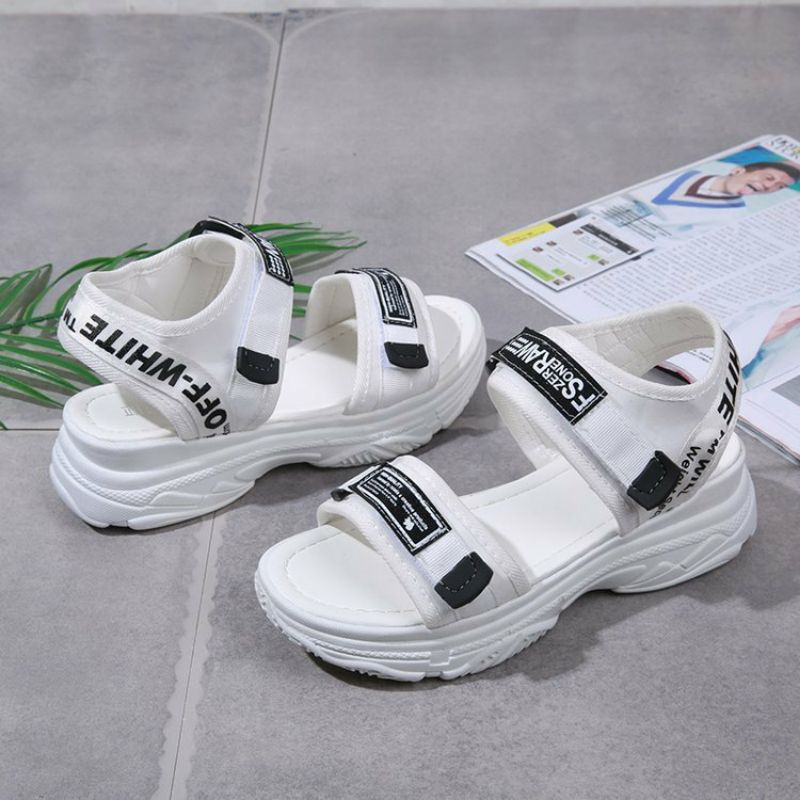 SANDAL KOREA STYLE 100% IMPORT SANDAL WOMEN IMPORT SANDAL PUTIH