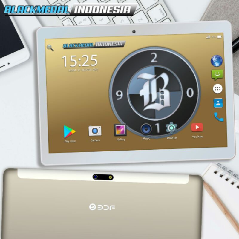 BDF TABLET 4G LTE 10 INCH ANDROID 9.1 6+128G GOLD