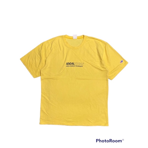 Kaos tshirt oversize fashion premium acover kuning ideal