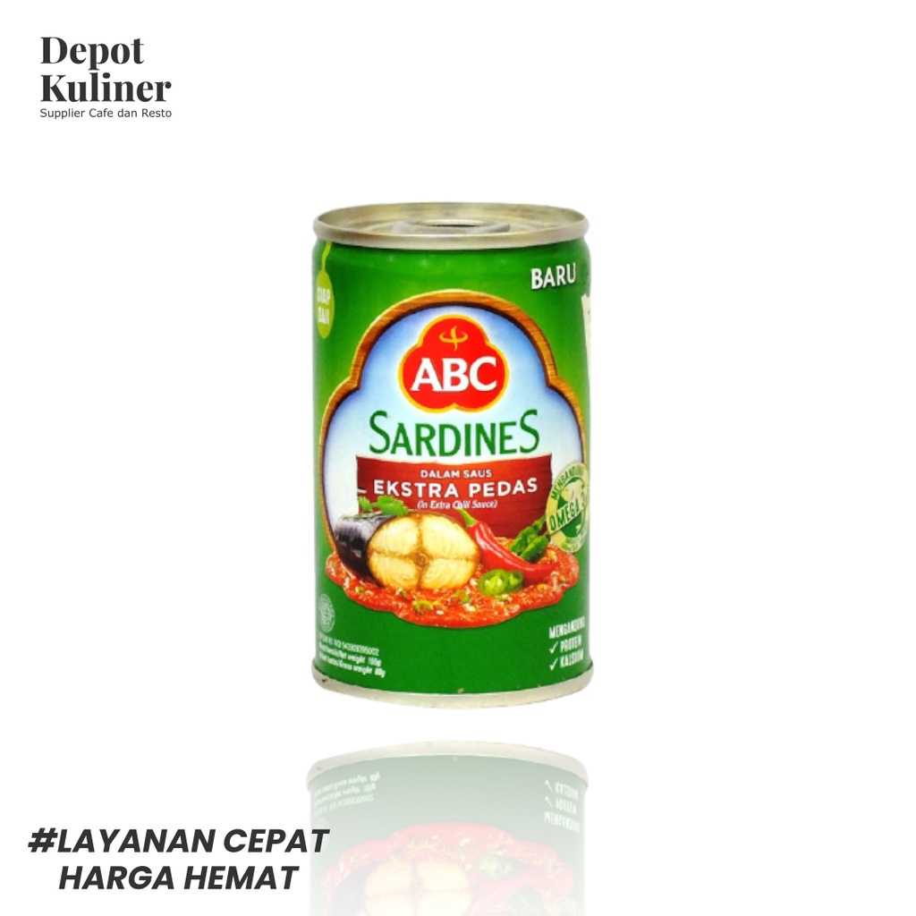 

Sardines ABC Esktra Pedas 155 GR Sarden Kaleng