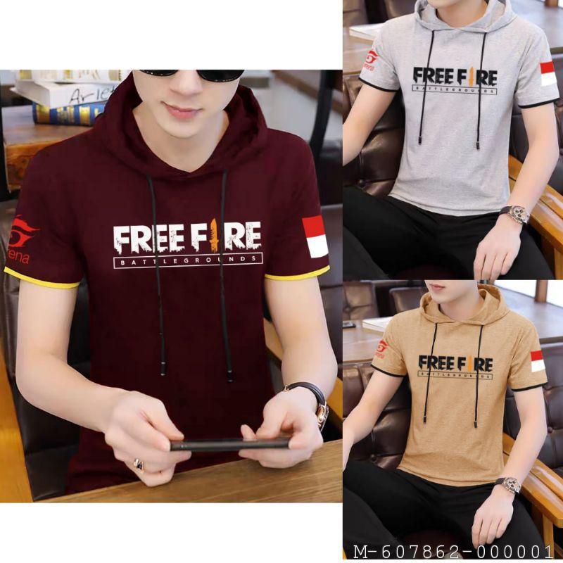 SWEATER HOODIE PRIA FREE FIRE FLEECE