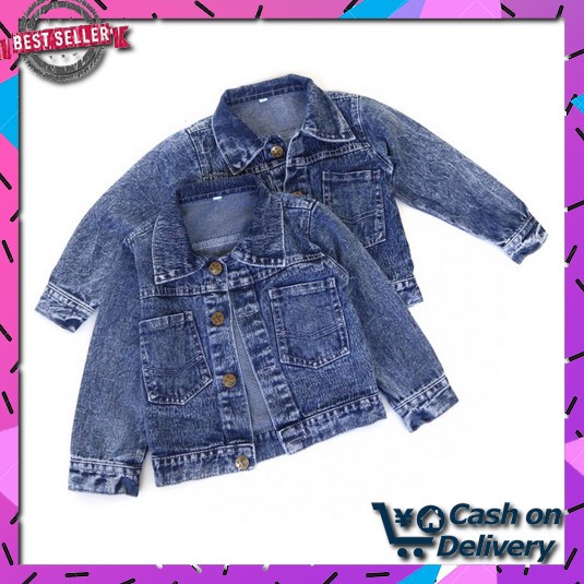 Jaket Jeans Anak Perempuan/Jaket Jeans Anak Perempuan 2 3 4 Tahun Crop Jaket Jeans Anak Jaket Deni