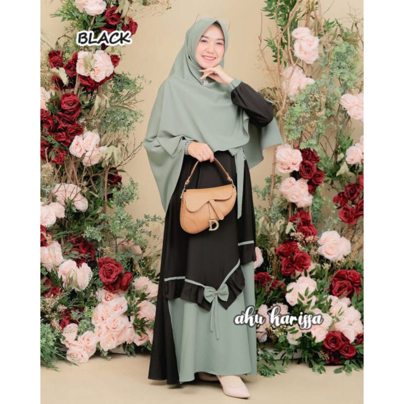 Gamis Set YUNISA ORI BY AKU KARISSA /Gamis Itycrepe