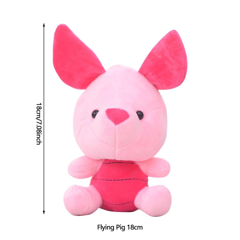 Timekey Mainan Boneka Winnie the Pooh Mini 18cm Bahan Plush Untuk Hadiah Natalulang Tahun D2Y8