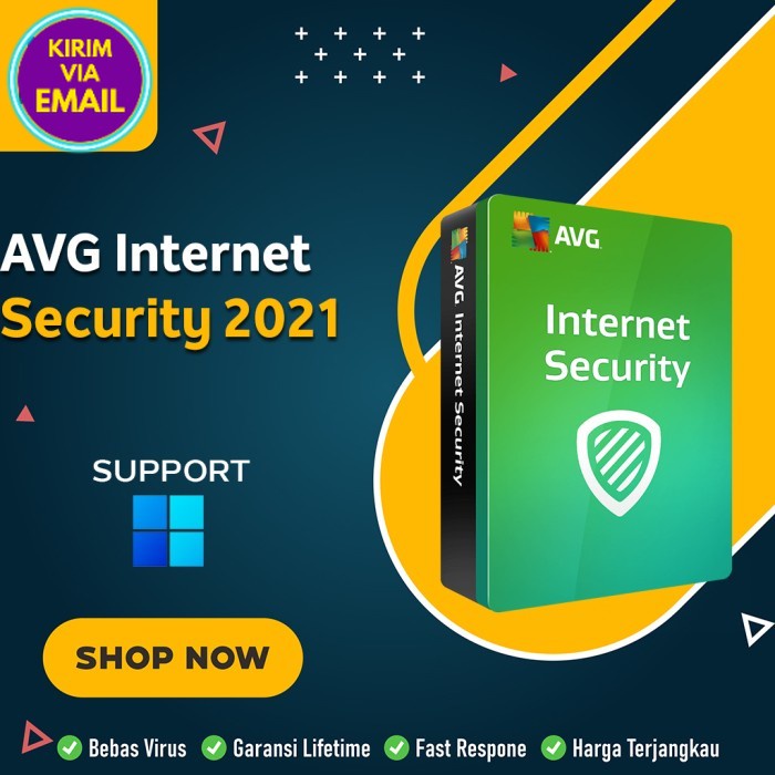 Jual AVG Internet Security 2021 Full Version [Win] | Shopee Indonesia