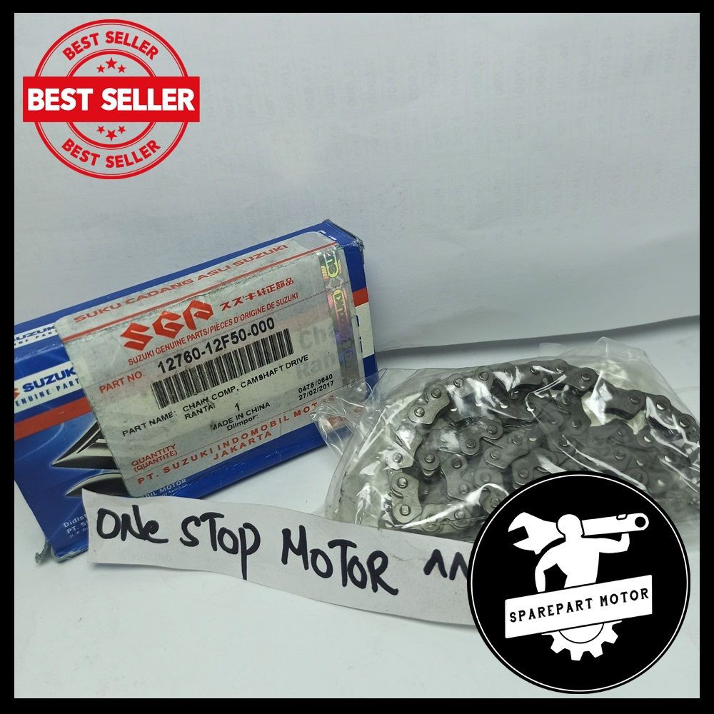 SMP RANTAI KETENG KAMPRAT THUNDER ASLI SUZUKI 12760-12F50-000 ASLI SUZUKI