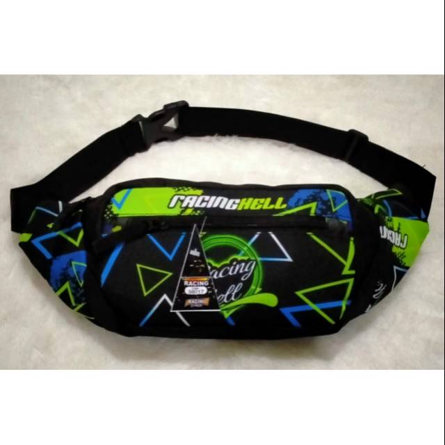 Tas Selempang racing hell /Tas Pinggang / Waistbag racing