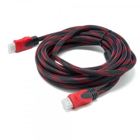 Kabel HDTV to HDMI 5M Versi 1.4 hdTV 5 meter Serat Jaring