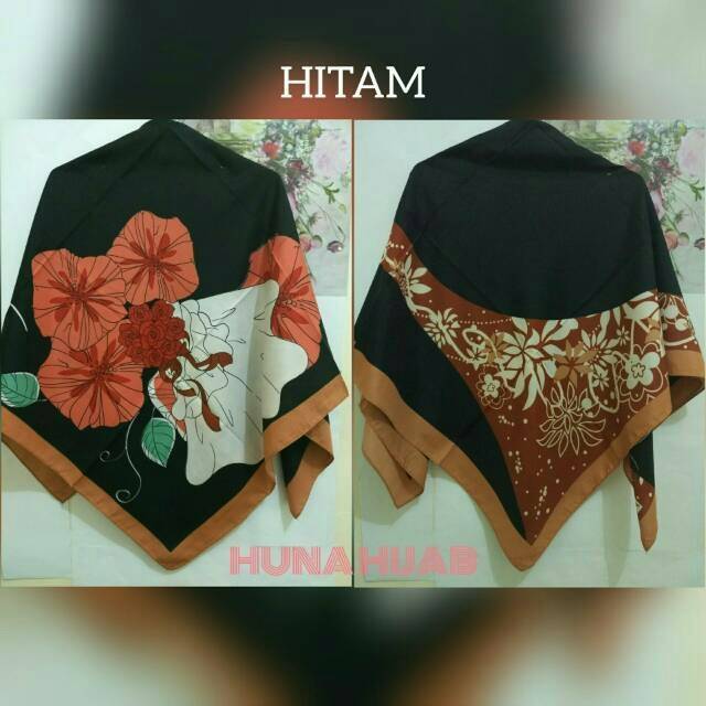 Jilbab Segiempat Umama Silk Motif / Silk Motif Umama / Segiempat Motif / Square Umama Silk Motif