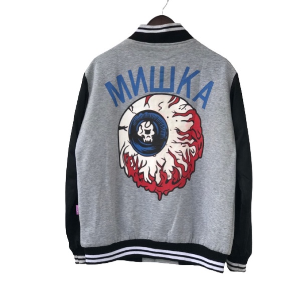 vintage varsity jacket mishka skateboard