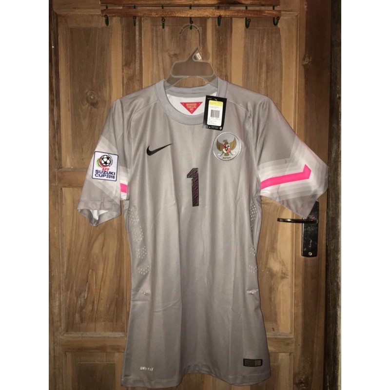 Jersey original gk timnas indonesia aff 2016 Player issue Brand New With Tag Size S